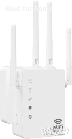 WiFi Extender 5G/4G Dual Band 1200Mbps, снимка 1 - Мрежови адаптери - 41762178