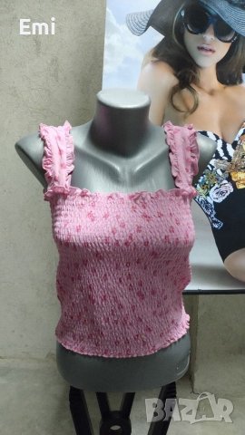 Дамски топ PIECES, Розов, XL, снимка 1