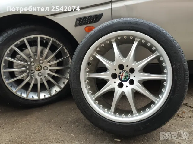 Оригинални джанти Алфа Ромео 5х98 17", снимка 2 - Гуми и джанти - 48474215