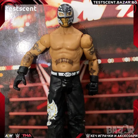 Екшън фигура WWE Rey Mysterio Basic Series играчка Рей Мистерио Black Mask, снимка 1 - Други - 48828541