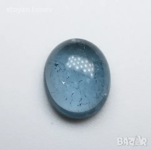 Син турмалин кабошон - 4.28кт.! Нов!, снимка 15 - Други - 49667193