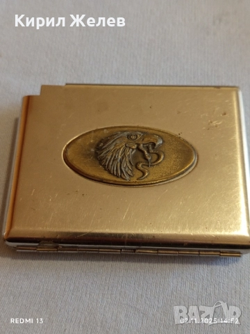 Метална ретро табакера с орел много красива за КОЛЕКЦИЯ ДЕКОРАЦИЯ 49033, снимка 3 - Други ценни предмети - 52263936
