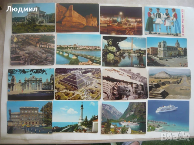 стари пощенски картички с изгледи от много страни