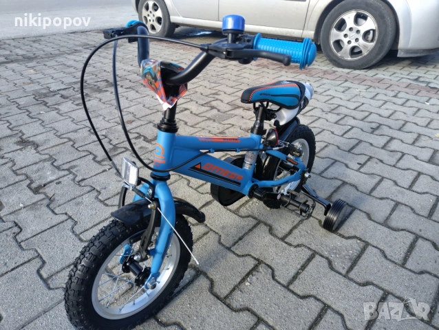 BYOX Велосипед 12" MASTER син, снимка 7 - Велосипеди - 53531598