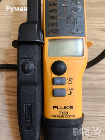 Fluke Т150 двуполюсен тестер за напрежение и проводимост с LCD дисплей, снимка 3 - Други инструменти - 55898470