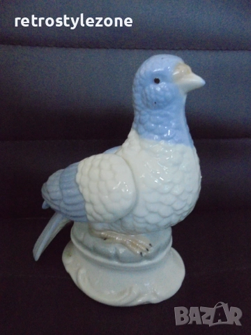 № 8370 Стара порцеланова фигура - птица, снимка 2 - Други ценни предмети - 52433295