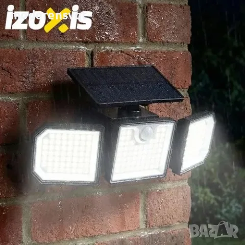 Мощна соларна LED лампа 167 LED 500 lm интелигентно осветление за вашия дом и градина, снимка 2 - Соларни лампи - 55903019