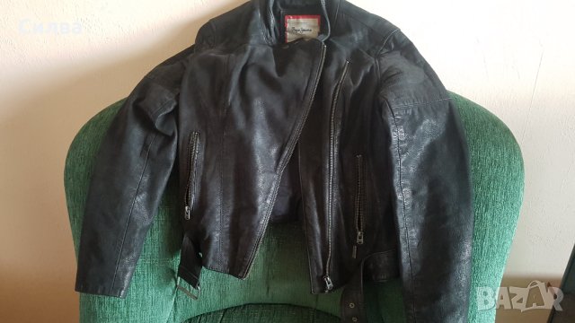 Кожено яке марка Pepe Jeans, снимка 2 - Палта, манта - 42504996