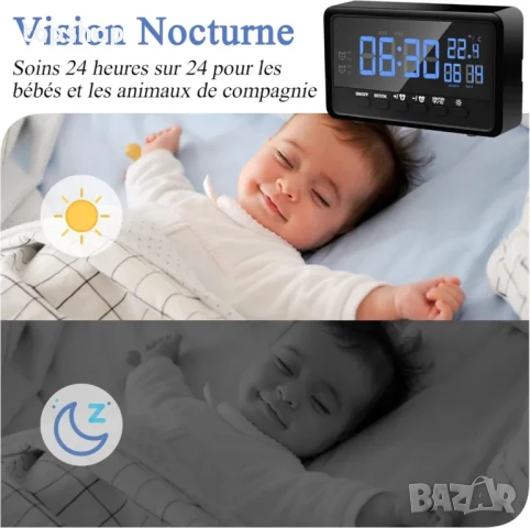 НОВА,ТЕСТВАНА, перфектна WiFi скрита камера в часовник, дистанционно наблюдение през приложение..., снимка 5 - IP камери - 50501535