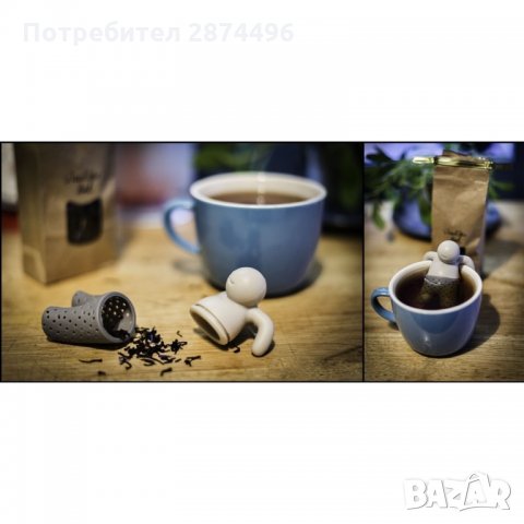 0772 Забавна цедка за чай Mr. Tea, снимка 3 - Други стоки за дома - 35731695