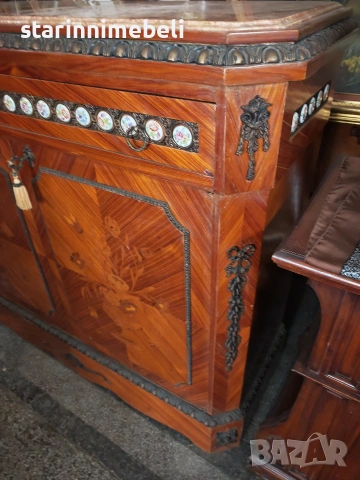 Антикварен бар шкаф , снимка 5 - Шкафове - 53219819