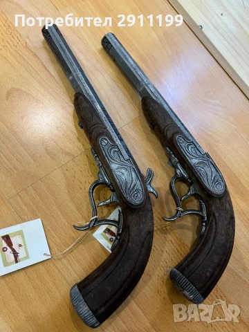 Реплика на кремъклия, комплект от два, снимка 7 - Антикварни и старинни предмети - 53814018