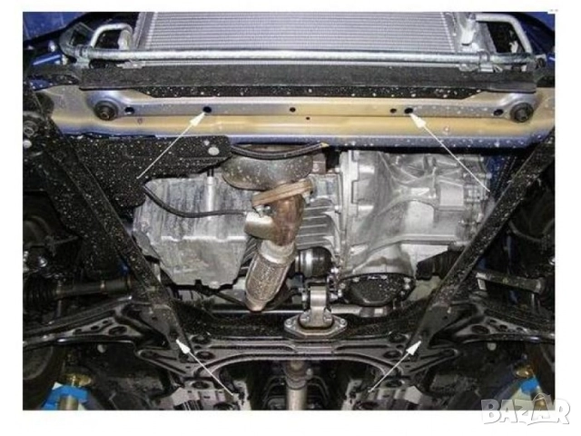 Метална кора под двигател и скоростна кутия Chevrolet Kalos 2008г – 2011г, снимка 4 - Аксесоари и консумативи - 51441955