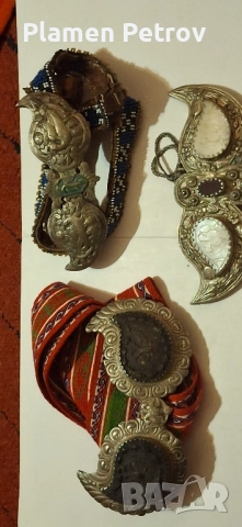 сребърни български пафти /3 броя/, снимка 18 - Антикварни и старинни предмети - 51269822