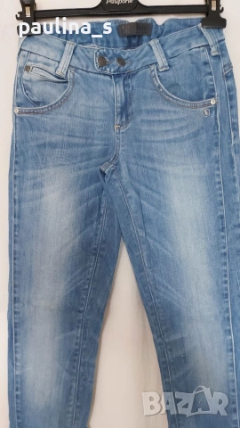 Три различни броя / XS - S / Дамски маркови дънки "Object", "miss sixty" и "Repair" , снимка 4 - Дънки - 53690437