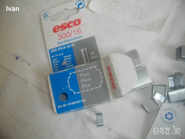 НОВ ИТАЛИАНСКИ ОРИГИНАЛЕН ПРОФЕСИОНАЛЕН ЕЛЕКТРИЧЕСКИ ТАКЕР КОМБИНИРАН СКОБИ ПИРОНИ 8-20мм ESCO, снимка 18 - Други инструменти - 49292841