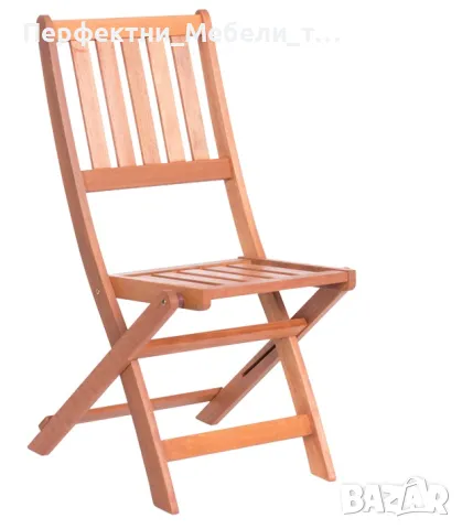 Дървен градински комплект-маса 90см.,маса 130/75,маса 75/75см и сгъваеми столове, снимка 8 - Градински мебели, декорация  - 47406165