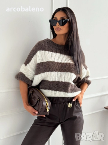 Дамски пуловер PEGGY, 2цвята , снимка 5 - Блузи с дълъг ръкав и пуловери - 52321370