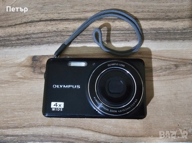Olympus D-735 – Черен + оригинална батерия + SD карта Kingston