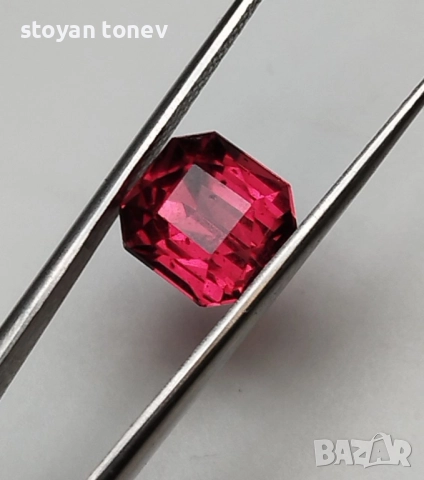 Фантастичен радък червено розов Малайя гранат 2.83кт.! Нов!, снимка 8 - Други - 52685468