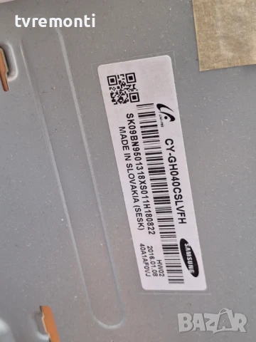 T-Con Board BN41-02229A BN95-02412A за 40-инчов телевизор SAMSUNG UE40J6250SU с дисплей CY-GH040CSLV, снимка 3 - Части и Платки - 51366551