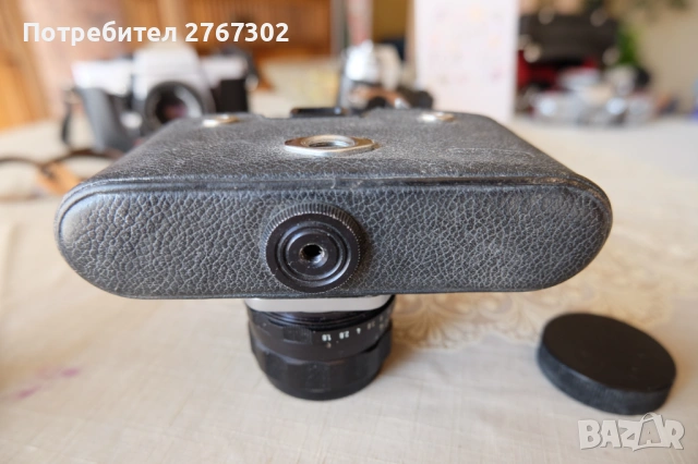 Asahi Pentax Spotmatic & Super Multi Coated Takumar 55mm f1.8 Lens. M42 Mount, снимка 4 - Фотоапарати - 53800258