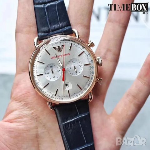 Emporio Armani AR11123 Aviator Chronograph. Нов мъжки часовник, снимка 4 - Мъжки - 38800980