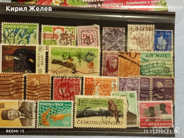 Стари пощенски марки от цял свят смесени АМЕРИКА, БЕЛГИЯ, ЧЕХОСЛОВАКИЯ за КОЛЕКЦИЯ 51984, снимка 10 - Филателия - 53217395