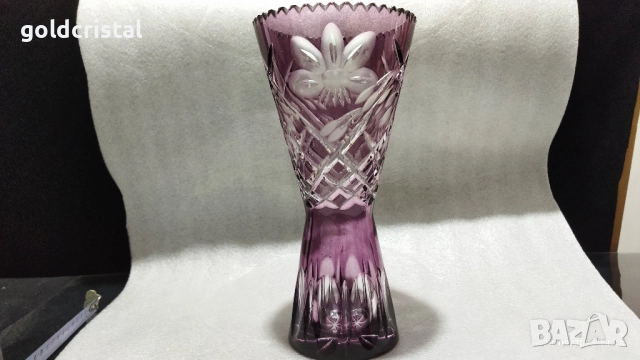 кристална ваза , снимка 9 - Антикварни и старинни предмети - 51872244