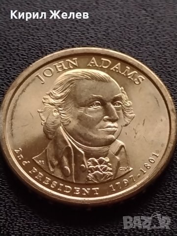 Възпоменателна монета 1 долар JOHN ADAMS 2 президент на САЩ (1797-1801) за КОЛЕКЦИЯ 38089