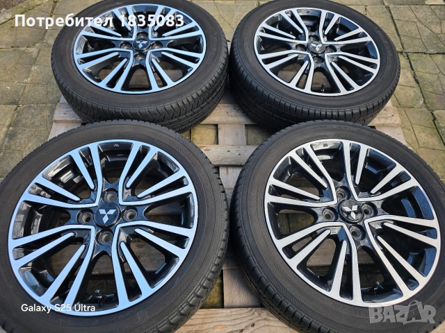 Лети джанти 15ки 4х100 Mitsubishi + летни гуми 175/15/15 Yokohama, снимка 3 - Гуми и джанти - 53044969