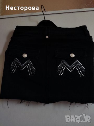 Дънкова пола, снимка 2 - Поли - 34412964