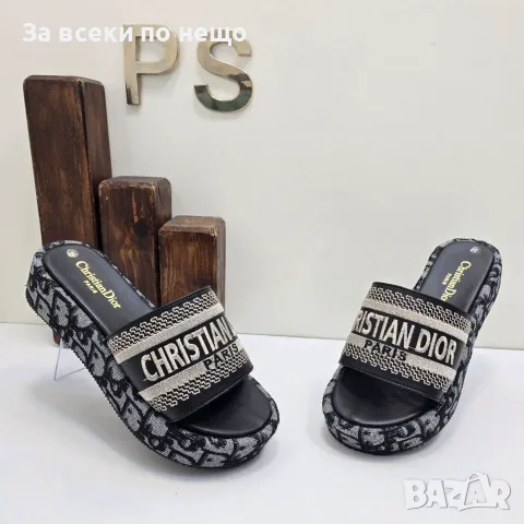 Christian Dior Дамски Чехли На Платформа Кристиян Диор Код SEM-415
