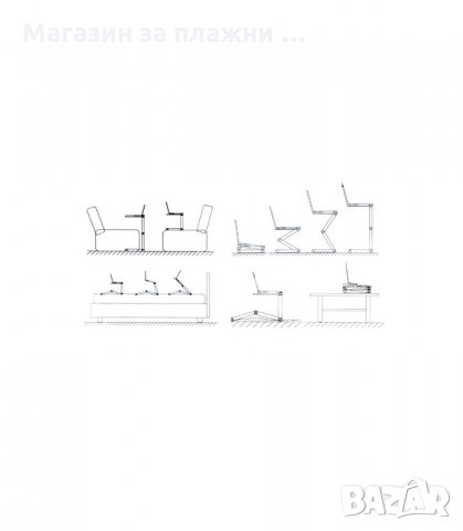 МУЛТИФУНКЦИОНАЛНА АЛУМИНИЕВА СГЪВАЕМА МАСА ЗА ЛАПТОП Т8 С ДВА ОХЛАДИТЕЛЯ, 11 ПОЗИЦИИ  - код 0715, снимка 11 - Лаптоп аксесоари - 34307646