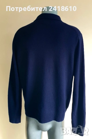 POLO Ralph Lauren Wool Mens Size M ОРИГИНАЛ! Мъжки Вълнен Пуловер с Поло Яка, снимка 12 - Пуловери - 53131332