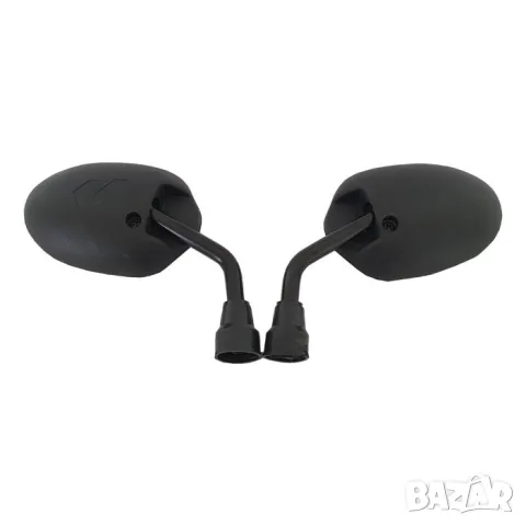 Комплект мото огледала с рамена 9 cm и преходник 8 към 10 mm, снимка 2 - Аксесоари и консумативи - 55866482