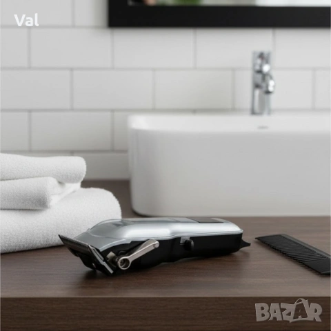 Безжична машинка за подстригване Rosberg R51810Q, 5W, DC 3.7V 1200mAh, USB зареждане, снимка 3 - Машинки за подстригване - 53761195