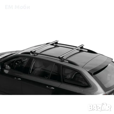 Напречни греди багажник NORDRIVE Quadra In-Rail L 127см, снимка 3 - Аксесоари и консумативи - 47534438