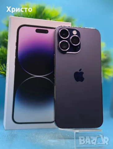 Apple iPhone 14 Pro Max, 128GB, 6GB RAM, 5G, Deep Purple  (еСим) , снимка 4 - Apple iPhone - 50108738