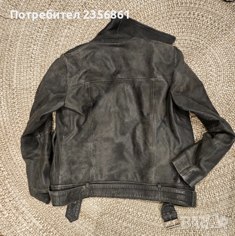 Кожено яке, снимка 4 - Якета - 51936847