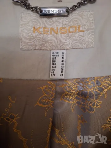 Дамско палто Кensol, с естествен пух,номер 48 бг, снимка 5 - Якета - 48157138
