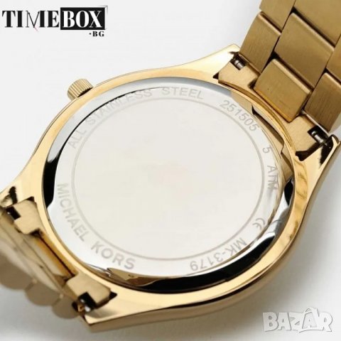 Michael Kors MK3179 Slim Runway. Нов дамски часовник, снимка 3 - Дамски - 38752518