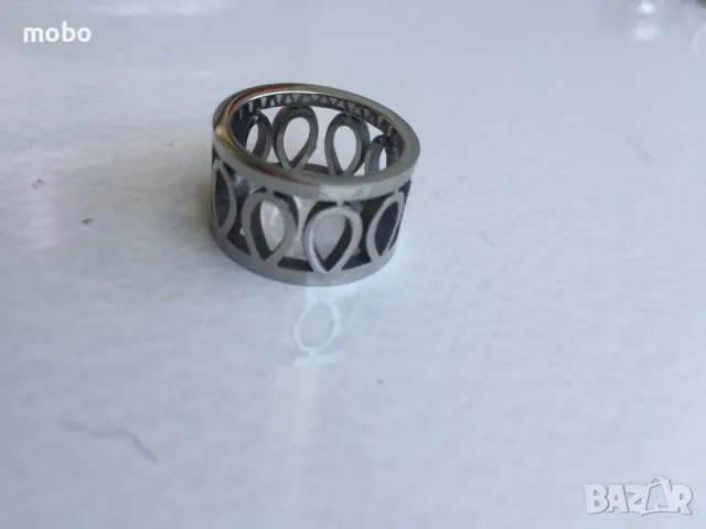 Красив нова сребърна халка,тегло 5.64г,проба 925. 