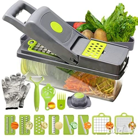 Кухненско Ренде за зеле, моркови с контейнер