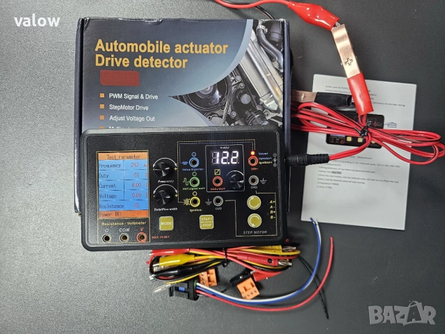 Автомобилен тестер инжектори дюзи ел клапани стъпков мотор и др., снимка 9 - Друга електроника - 53580918