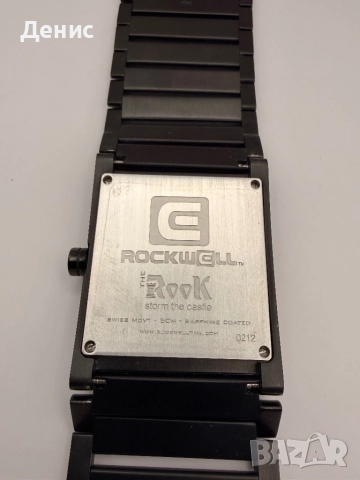 Мъжки часовник ROCKWELL – черен корпус, зелен акцент, снимка 6 - Мъжки - 52834956