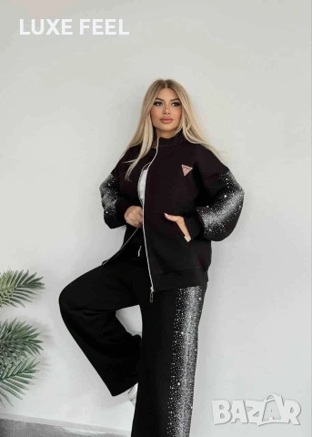 GUESS ⚜️ Дамски Екип с Камъни 