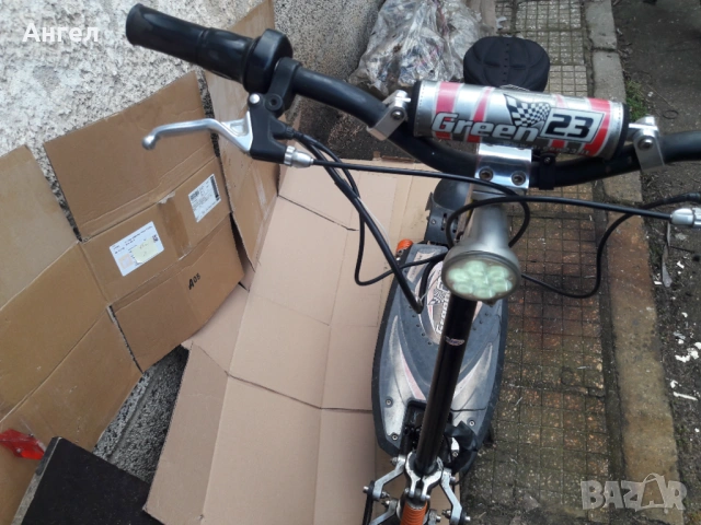 Електрическа тротинетка със седалка ТОП! 1000W, снимка 8 - Скейтборд, ховърборд, уейвборд - 53395162