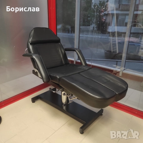 Професионален хидравличен стол за педикюр / масаж – черен , снимка 2 - Друго оборудване - 52850705