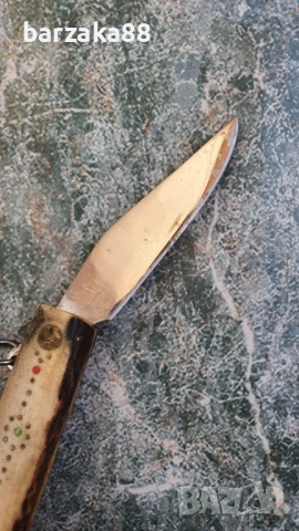 Старо джобно Ножче Ножка Сойка, снимка 6 - Колекции - 53438812